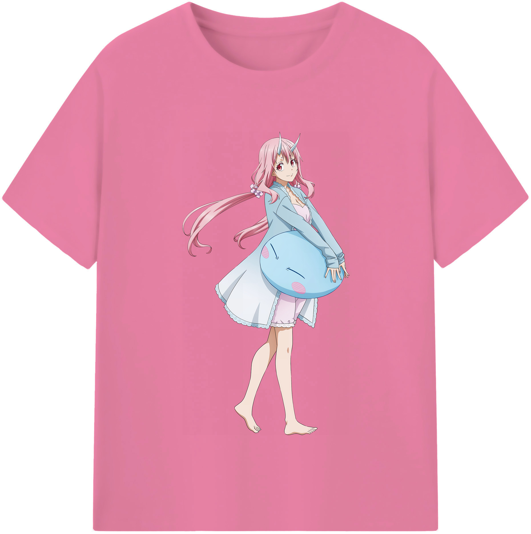 （画像用） 転スラ Regarding Reincarnated to Slime 綿100％半袖Tシャツ（フロントプリント）